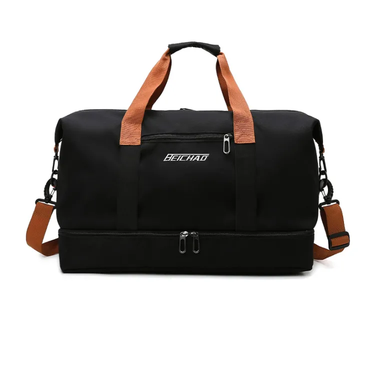 badgeLouisWill Travel Bag Luggage Handbag Waterproof Weekender Bags Dry and Wet Separation Sport Bag Yoga Shoulder Bag Traveling Bag Fitness Bag Gym Totes for Men Women