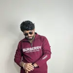 Premium half zip sweatshirt