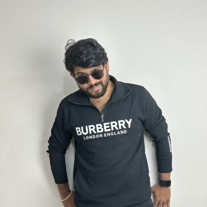 Premium half zip sweatshirt